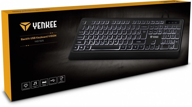 Quiet USB Backlit Keyboard with Low Profile Keys