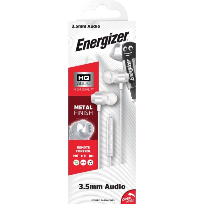 Energizer Classic Wired Headphones - White