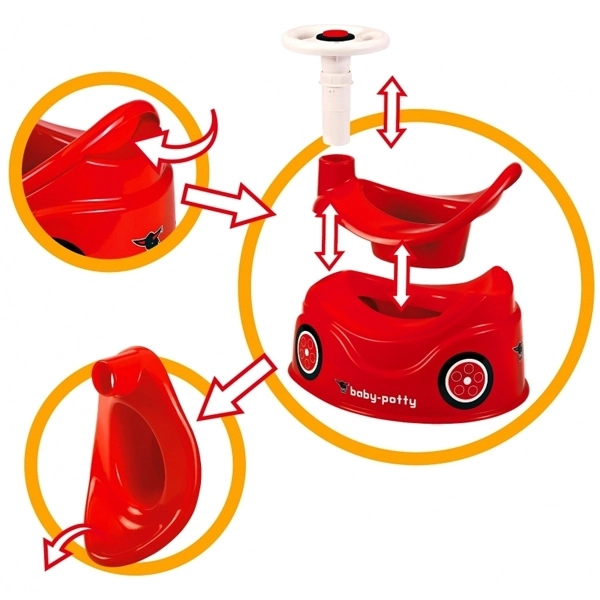 Nočník con Volante Rosso