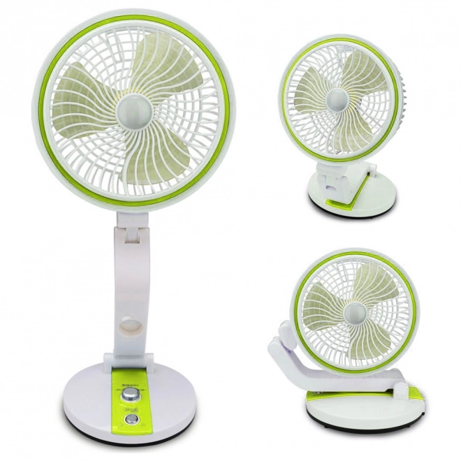 Portable Folding Fan with LED Light