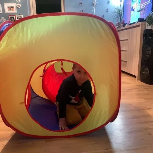 Children's Play Tent 3in1 Teepee + Tunnel + House