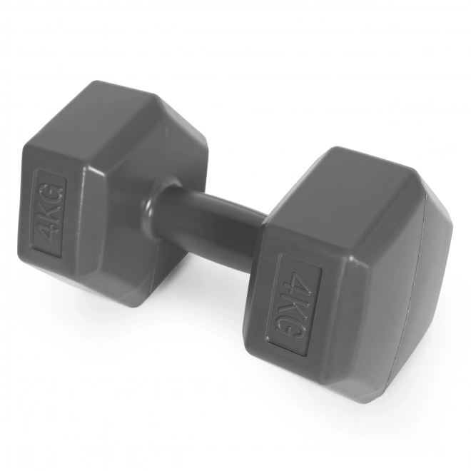 Hexagonal Dumbbells 2x4 kg Grey ModernHome