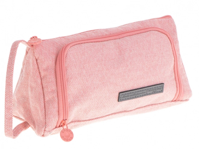 Astuccio scuola doppio rosa – Rosa