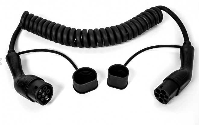 Electric Vehicle Charging Cable Spiral Type 2