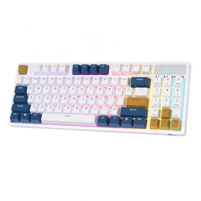 Mechanikus billentyűzet rgb világítással fehér