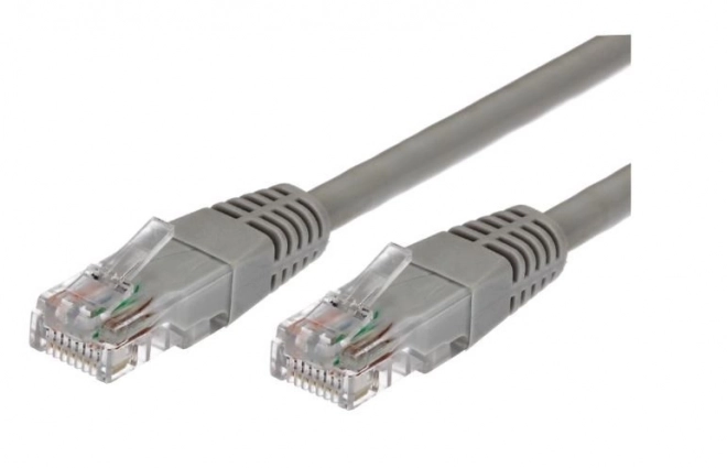 Patchcord Cable Category 5e RJ45 UTP 1m Grey - Pack of 10