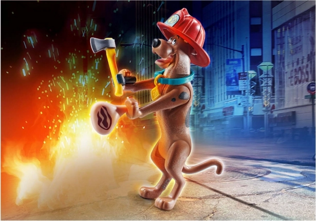 Scooby as a firefighter – the hero of every mission