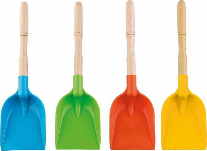Androni Shovel with wooden handle length 34 cm – Blue