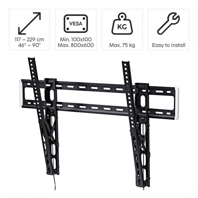 Hama Motion XL Tilt TV Wall Mount 100 Inch