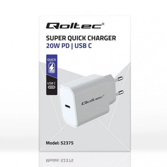 Fast Charger USB-C 20W white