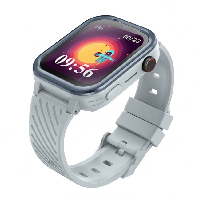 Smartwatch Kids with 4G LTE and Face Unlock in Gray