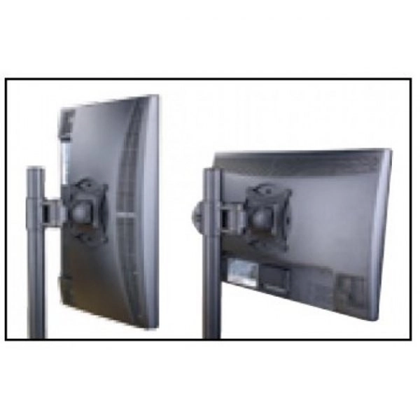 Desktop Mount for LCD/LED 13-27 inch dual 2x10 kg