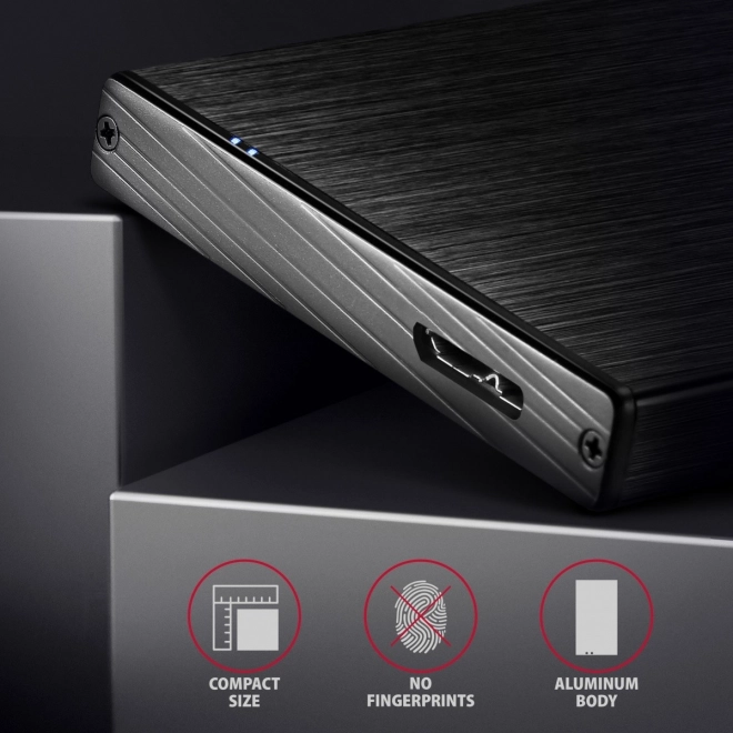 Custodia esterna in alluminio USB AXAGON