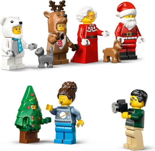 Zbirka božičnih minifiguric