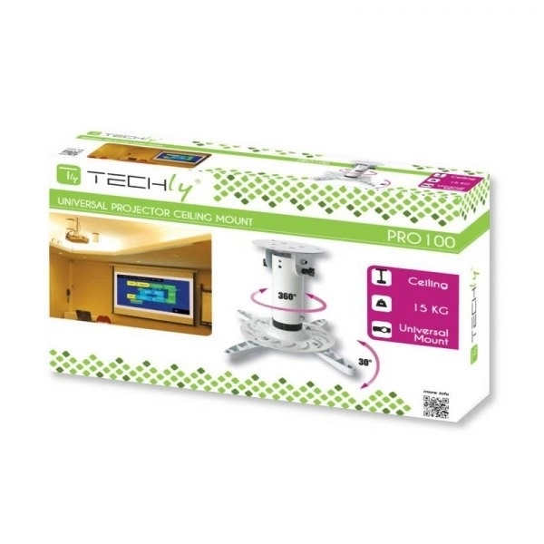 Ceiling Projector Mount 20 cm White