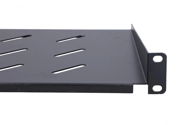Mensola rack 1U per armadi sospesi nera 25 cm