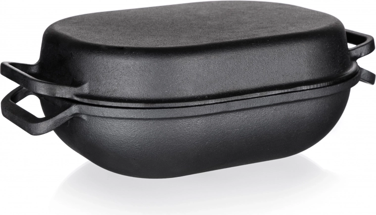 Durable cast-iron construction