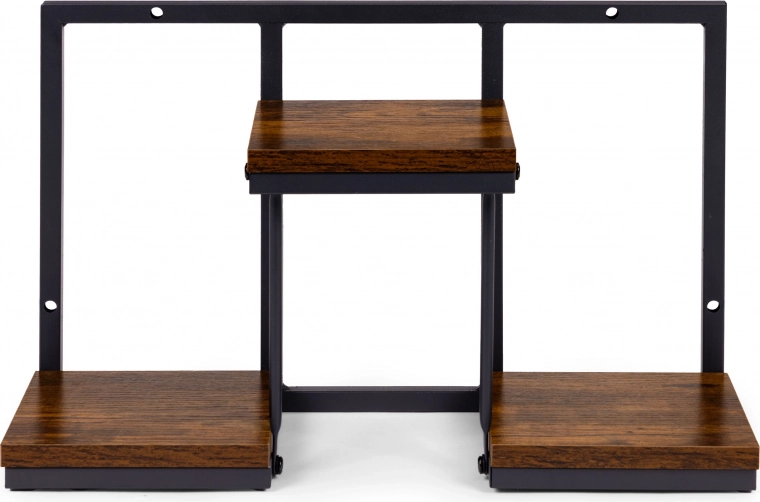 Stable steel frame with 3 tiers