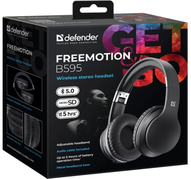 Cuffie Wireless Over-Ear Freemotion