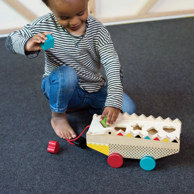 Learning through play: shape sorting