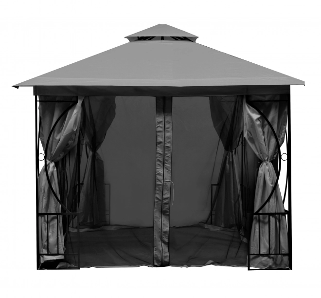 Garden Pavilion Tent 2-in-1 Walls Mosquito Net 3x3