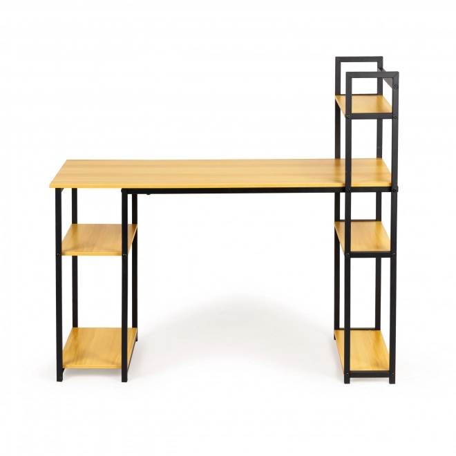 Loft Style Computer Desk with Shelving