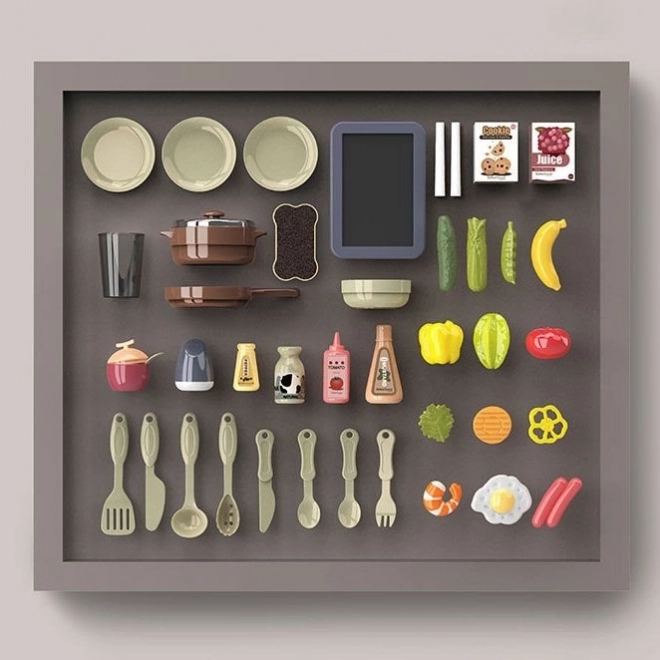 Cucina giocattolo con suoni e luci a LED