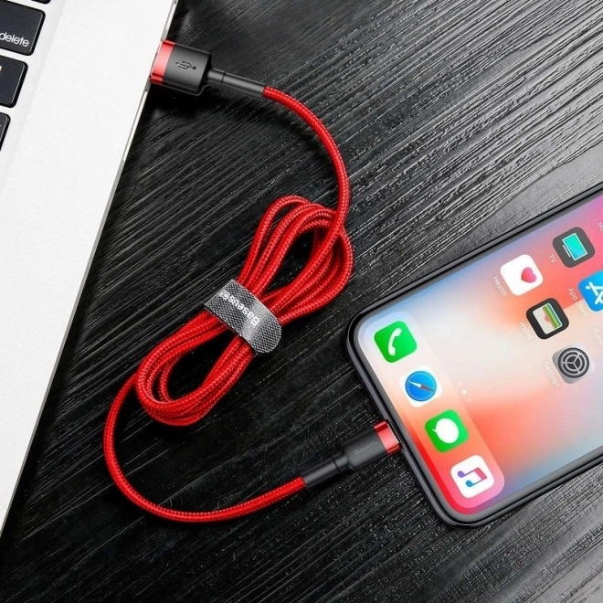 Baseus Cafule USB Lightning Kabel 3m Rot