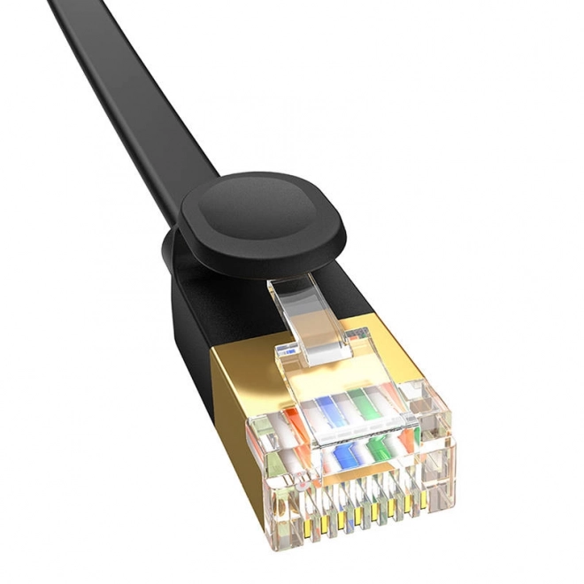 Baseus Cat 7 UTP Ethernet kábel RJ45 lapos fekete – 8 m