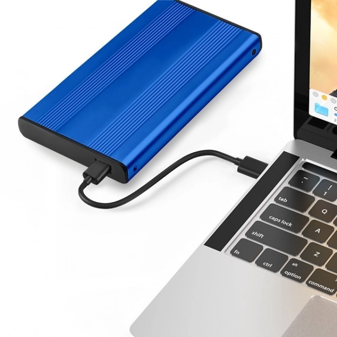External Case for HDD/SSD 2.5" SATA3 USB 3.0 Blue