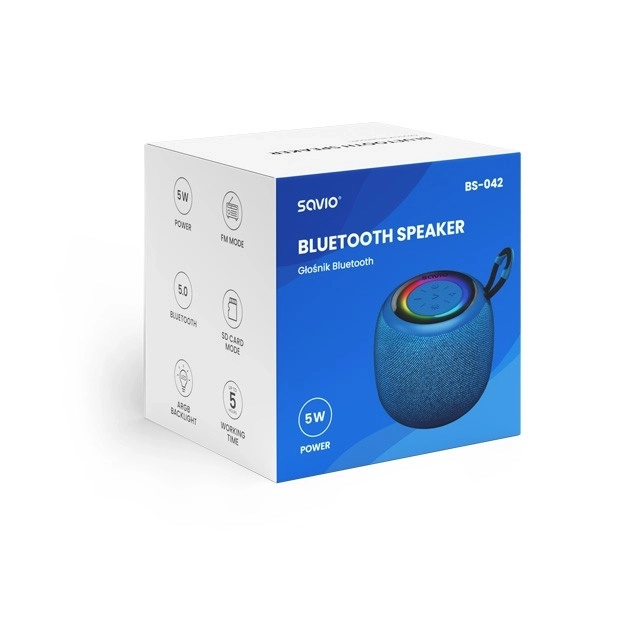 Wireless Bluetooth Speaker 5W Blue
