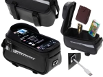 Waterproof Bicycle Handlebar Bag with Phone Holder