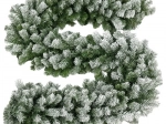 Ozasnežena božična girlanda 270 cm RUHHY