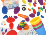 Creative Colorful Montessori Stones 65 pcs
