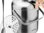 Stainless Steel Ice Bucket with Spoon and Tongs Ruhhy