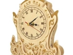Woodcraft wooden 3D puzzle clock gnome
