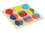 Wooden Educational Puzzle of Geometric Shapes