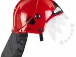 Children’s Firefighter Helmet MSA with Flip-Up Visor – Red
