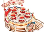 ROKR 3D Wooden Model Kit Music Box Teacup Whirl Carousel