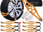Snježni lanci – univerzalne protuklizne navlake za gume, set 8 kom