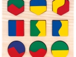 Bino wooden puzzle – geometric shapes