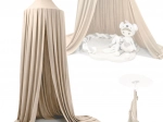 Hanging canopy for crib