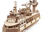 UGears 3D drvene mehaničke puzzle Istraživački brod