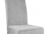 Univerzalni sivi presvlaka za stolac od velura