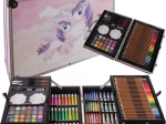 Painting set in a suitcase with unicorn, 144 pieces MAALEO