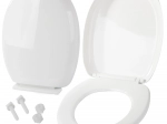 Univerzális WC-ülőke halk lecsapódással, fehér