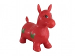 Bouncy Horse Inflatable Rubber Red