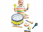 Plejo Kinder-Musikinstrumente-Set mit Trommel