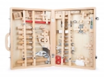 Wooden Tool Case with Tools Deluxe small foot