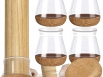 Silicone chair leg covers with felt 13–23 mm, set of 4 pcs RUHHY